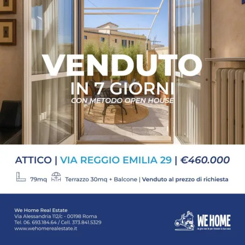 ATTICO VENDUTO IN 7 GIORNI