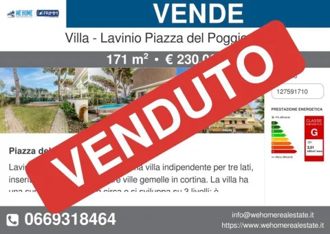 Villa in Piazza del Poggio 10- Poggio, Anzio